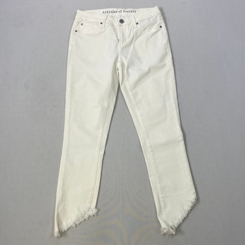 Articles of Society White Cut Off Jeans